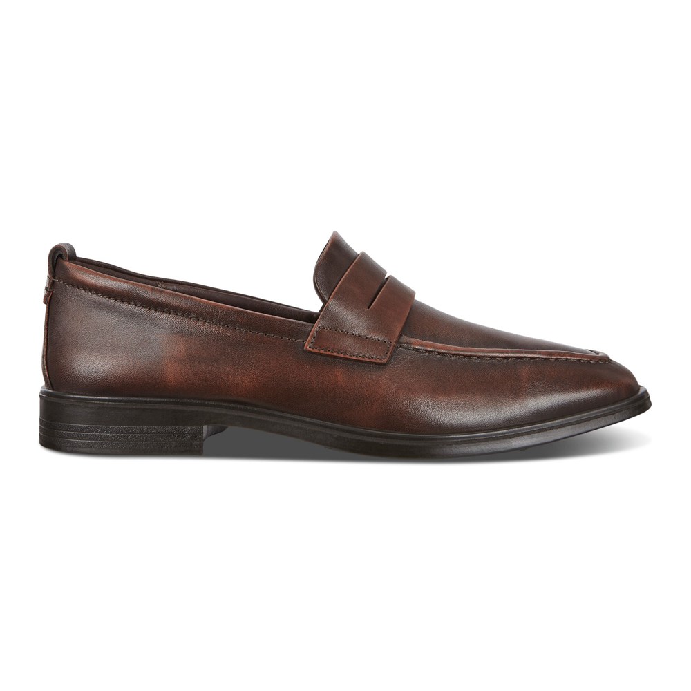 Loafers Hombre - ECCO Melbourne Penny - Marrom - XUC715643